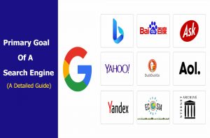 What is the primary goal of a search engine