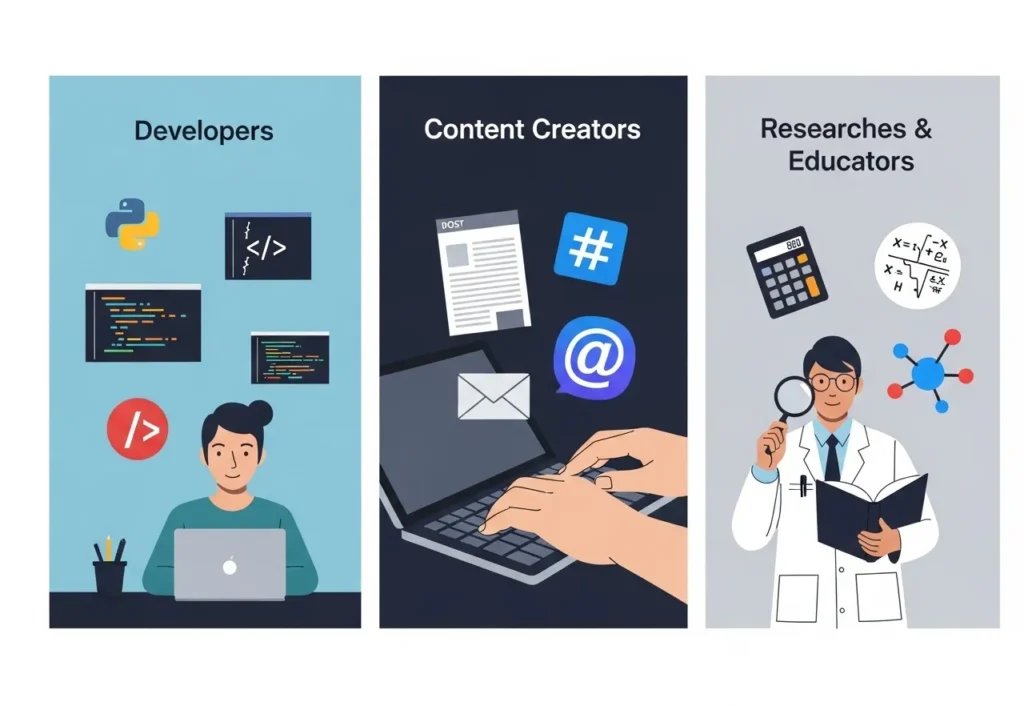 DeepSeek AI: An In-Depth Review of the Open-Source Challenger DeepSeek's use cases for developers, content creators, and researchers, highlighting its versatility.
